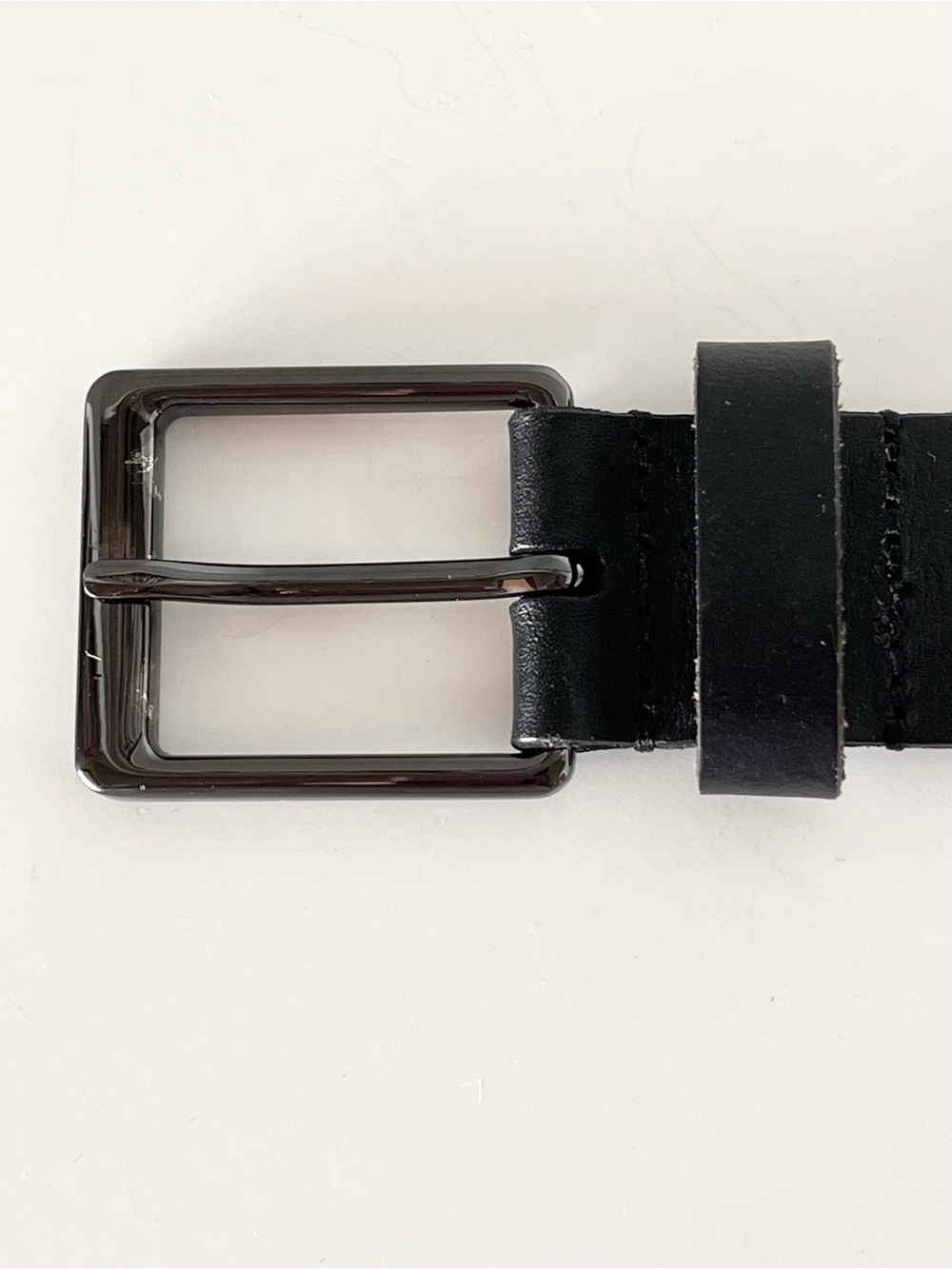 PRISTINE CAbi Studded Leather Belt Black & Sparkle Mixed Metal Studs XL - Picture 15 of 16